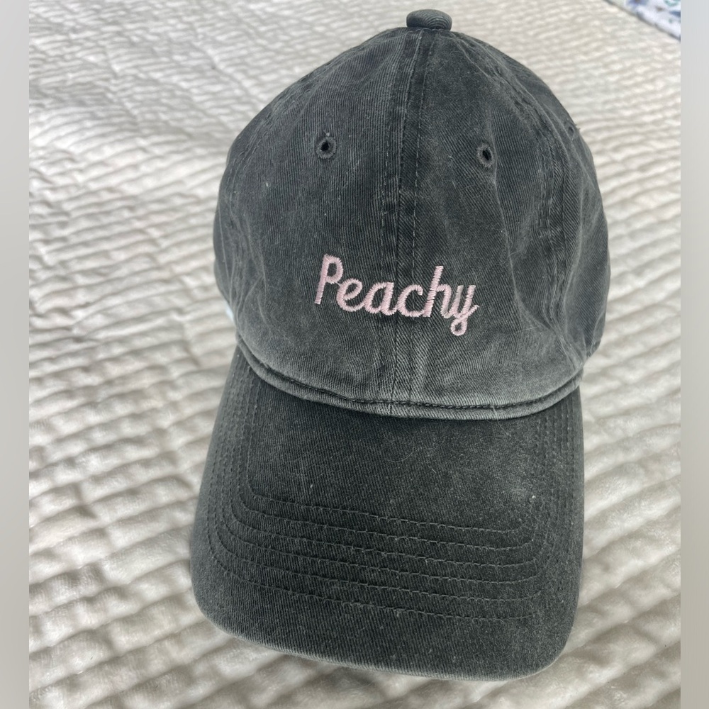 Brandy Melville Black 'Peachy' Hat